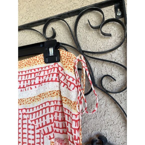 Free People Squared Off Convertible Maxi Skirt - Size Large - Multicolored - Picture 5 of 13